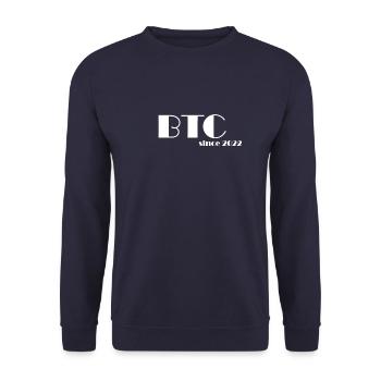 BTC depuis 2022 w - Sweat-shirt Unisexe - marine - Devant - Alina (178cm) & Michal (187cm)