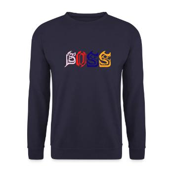 Bitcoin Trading Crypto Stocks - Sweat-shirt Unisexe - marine - Devant - Alina (178cm) & Michal (187cm)
