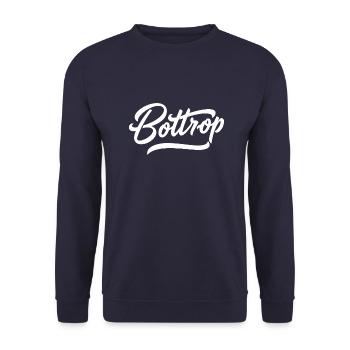Bottrop - Sweat-shirt Unisexe - marine - Devant - Alina (178cm) & Michal (187cm)