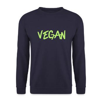 Vegan - Sweat-shirt Unisexe - marine - Devant - Alina (178cm) & Michal (187cm)