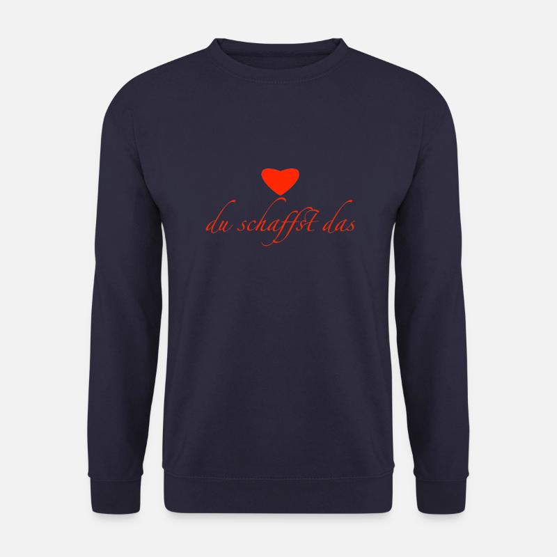 du schaffst das - Unisex Pullover - Navy
