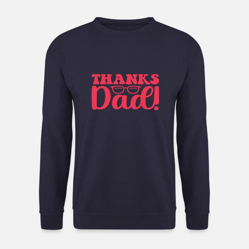 Thanks Dad! - Unisex Pullover - Navy