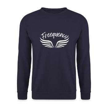 Freequence - Sweat-shirt Unisexe - marine - Devant - Alina (178cm) & Michal (187cm)
