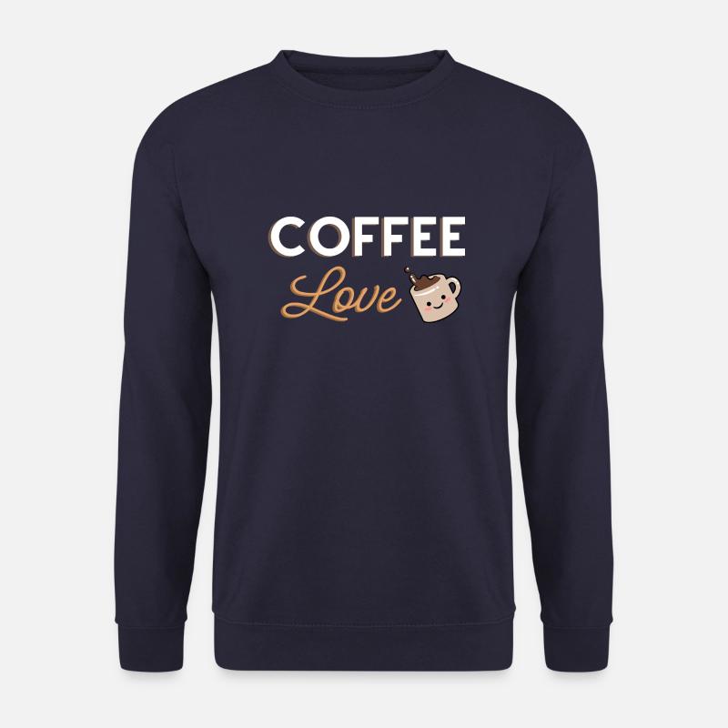 Kaffee-Liebe - Unisex Pullover - Navy