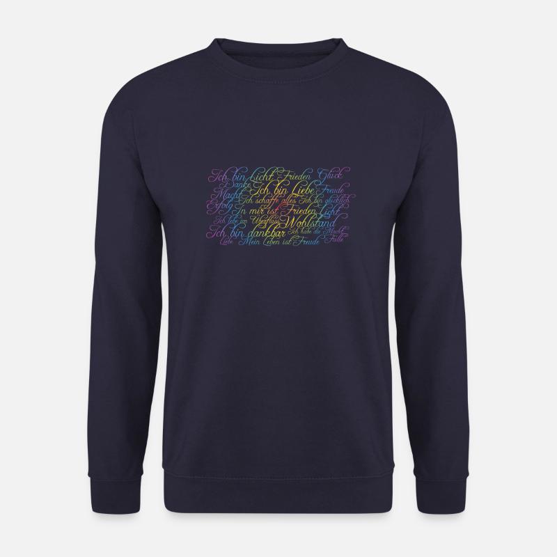 Affirmation 2 - Unisex Sweatshirt - navy