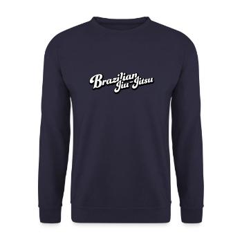 Brazilian Jiu-Jitsu - Unisex Pullover - Navy - Vorne - Alina (178cm) & Michal (187cm)