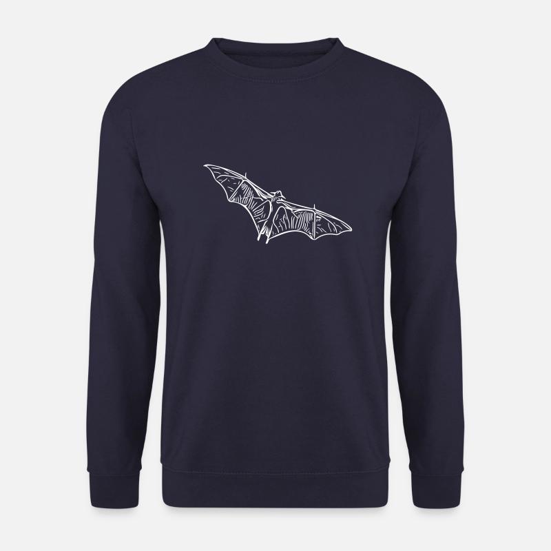 Flughund Fledermaus - Vector Style - Unisex Pullover - Navy