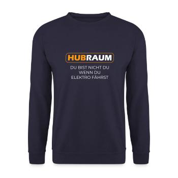 Hubraum - Unisex Pullover - Navy - Vorne - Alina (178cm) & Michal (187cm)