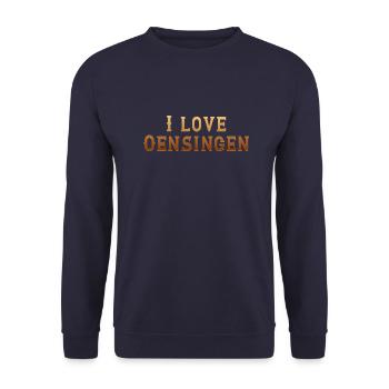 Oensingen - Unisex Pullover - Navy - Vorne - Alina (178cm) & Michal (187cm)