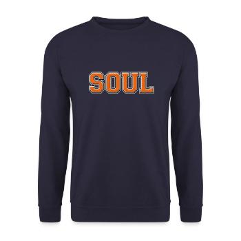 SEELE GROSS - Unisex Pullover - Navy - Vorne - Alina (178cm) & Michal (187cm)