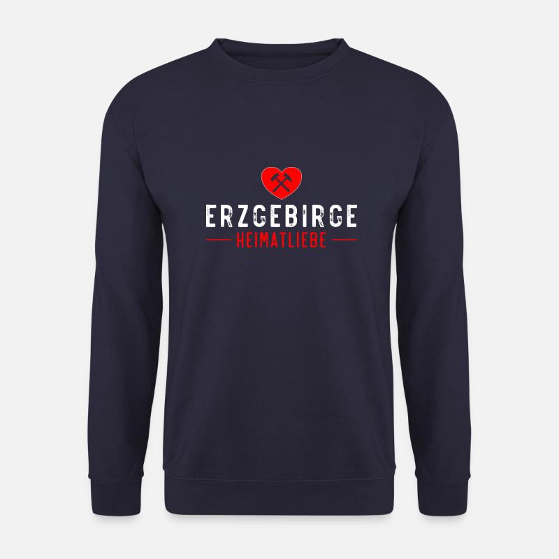 Erzgebirge Heimatliebe - Unisex Pullover - Navy