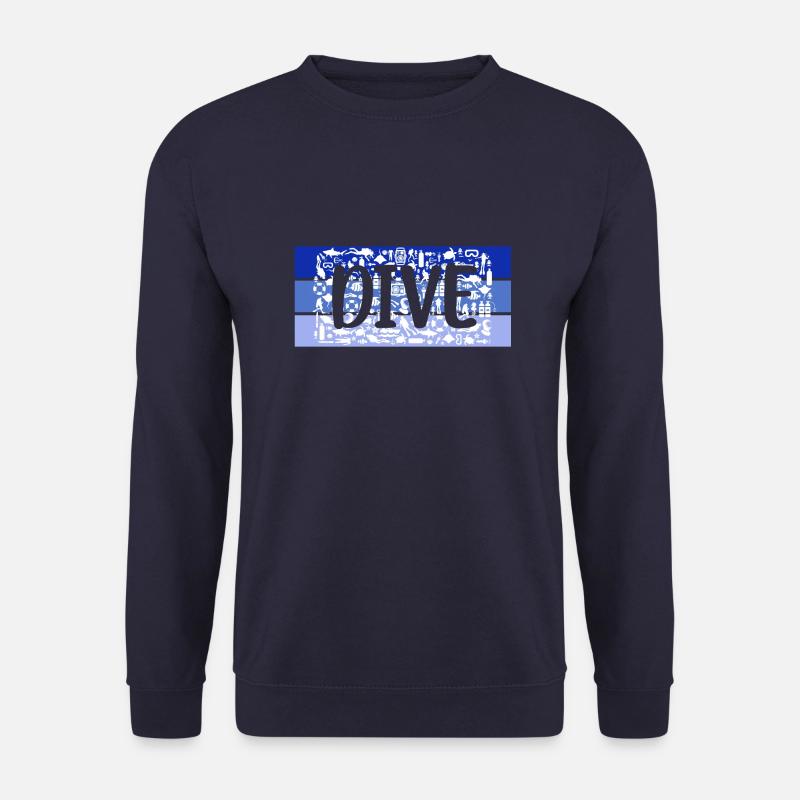 Dive. For divers. Diving - Unisex Sweatshirt - navy