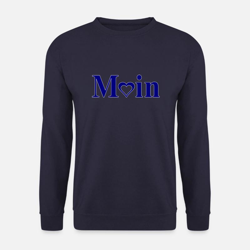 Moin mit Herzchen - Unisex Pullover - Navy
