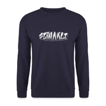 Sirnakli - Unisex Pullover - Navy - Vorne - Alina (178cm) & Michal (187cm)