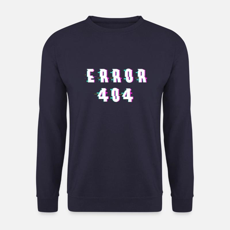 ERROR 404 - Sweat-shirt Unisexe - marine