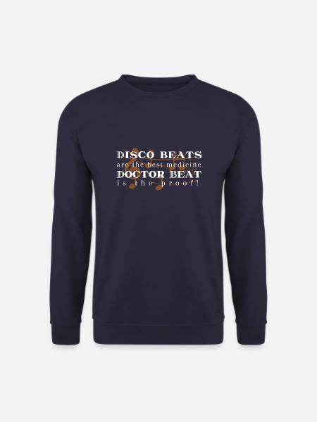 Doctor Beat Disco schlägt sein bestes Medizinhemd - Unisex Pullover - Navy