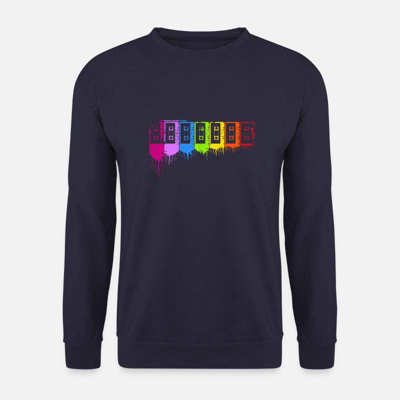 Rainbow Cassettes - Unisex Pullover - Navy