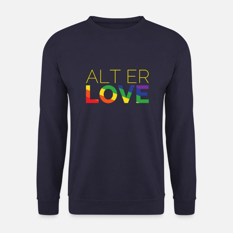 Alt er Love | SKAM | LGBT | Pride - Unisex Pullover - Navy