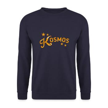 Kosmos - Sterne - Unisex Pullover - Navy - Vorne - Alina (178cm) & Michal (187cm)