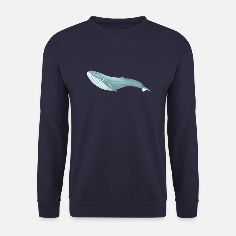 Der lustige Blauwal - Unisex Pullover - Navy