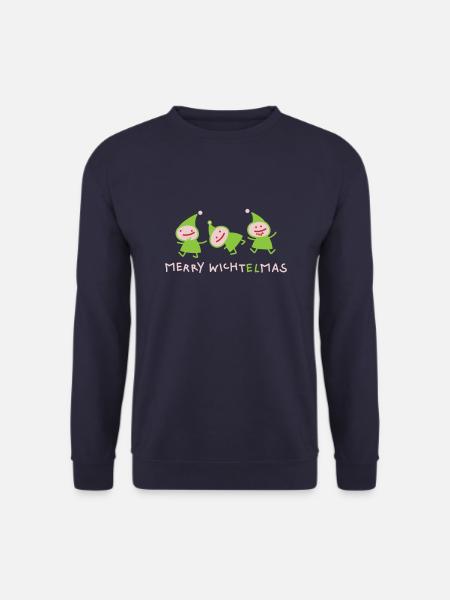 Wichtel Weihnachten (b) - Unisex Pullover - Navy