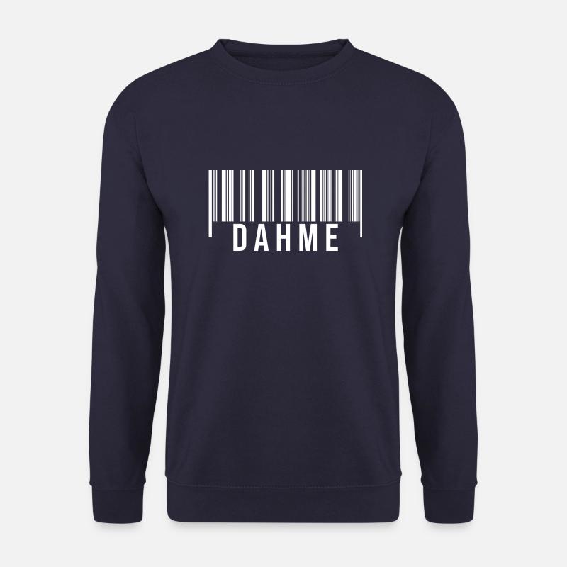 Dahme Strichcode - Unisex Pullover - Navy