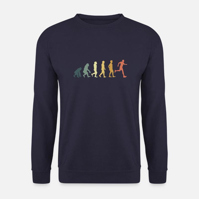 Evolution running - Sweat-shirt Unisexe - marine
