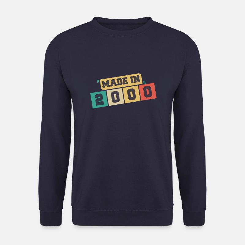 2000 Anniversary 2000 Born in 2000 Anniversary - Unisex Sweatshirt - navy