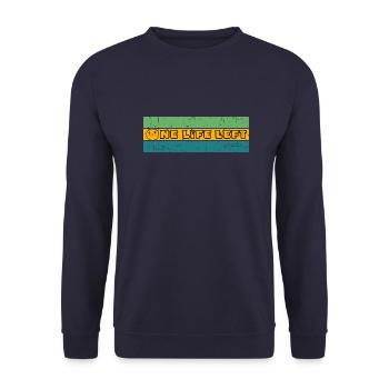 Bannière One Life Left - Sweat-shirt Unisexe - marine - Devant - Alina (178cm) & Michal (187cm)