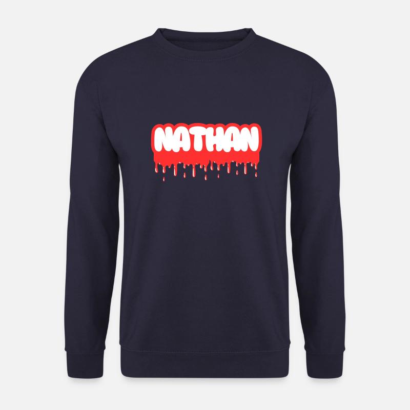 NATHAN-GRAFFITI - Unisex Pullover - Navy