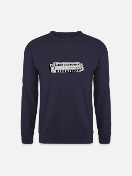 bluesharmonica - Unisex Pullover - Navy