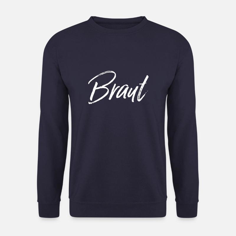 Braut weiss - Unisex Pullover - Navy