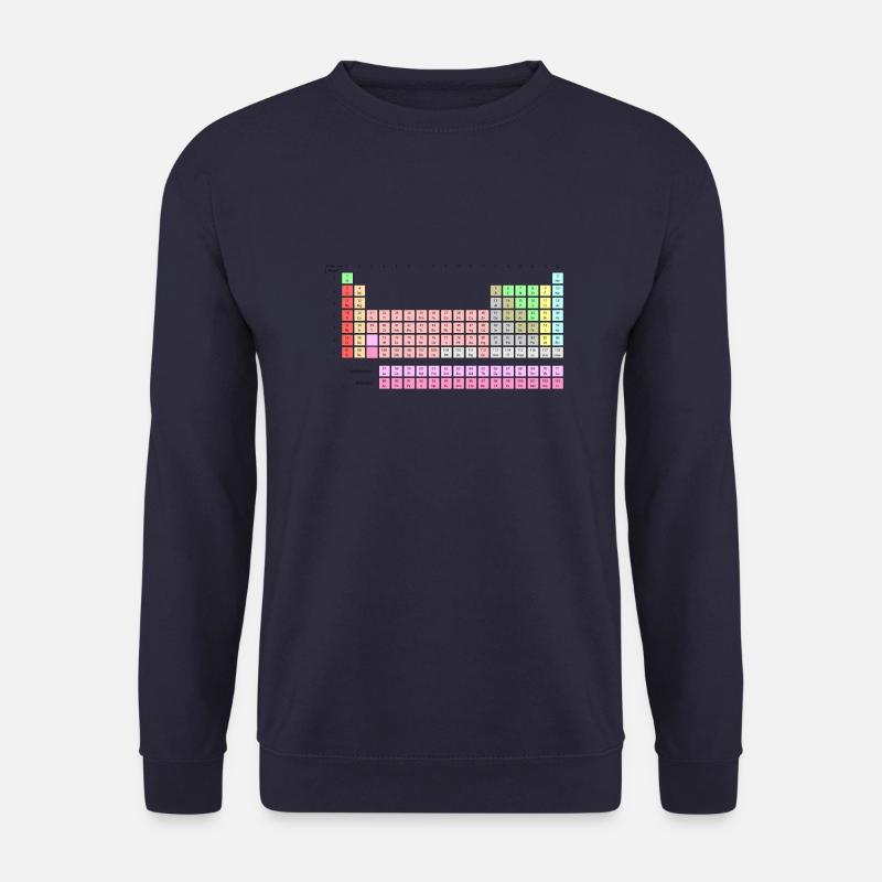 Periodensystem der Elemente - Unisex Pullover - Navy