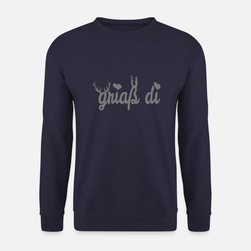 griass_di neu - Unisex Pullover - Navy