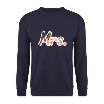 Mrs - Unisex Pullover - Navy - Vorne - Alina (178cm) & Michal (187cm)
