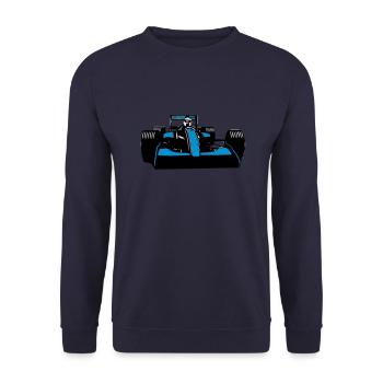 Race Car Racing cool - Unisex Sweatshirt - navy - Front - Alina (178cm) & Michal (187cm)
