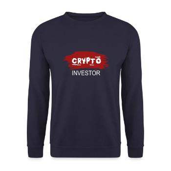 Bitcoin Trading Crypto Stocks - Sweat-shirt Unisexe - marine - Devant - Alina (178cm) & Michal (187cm)