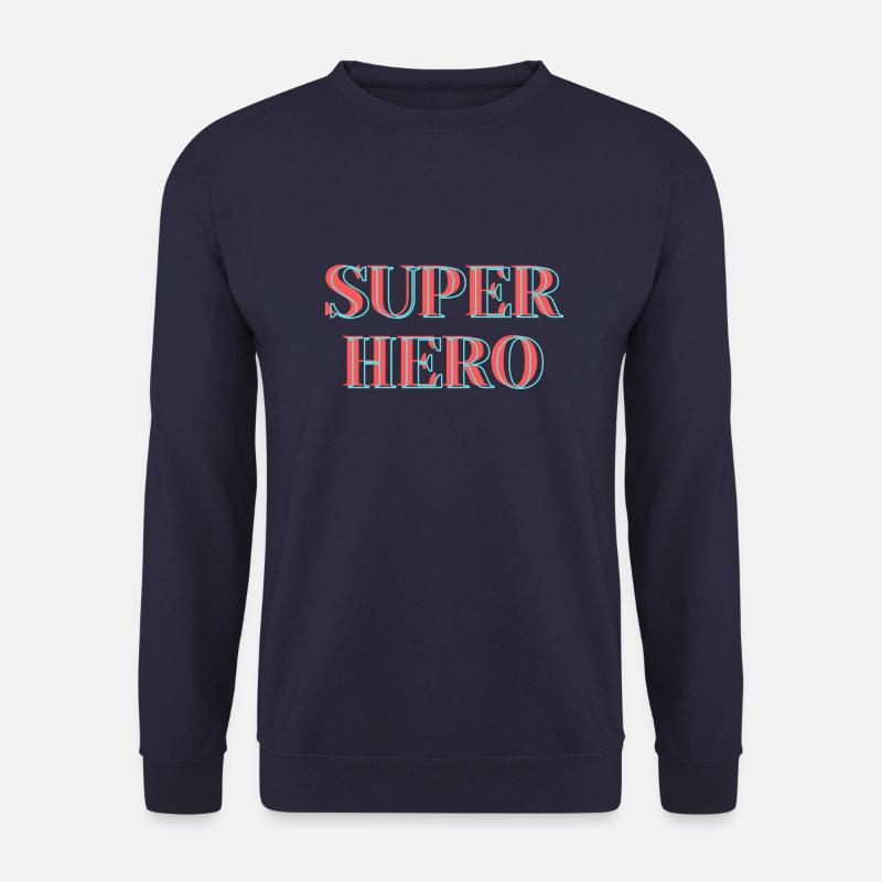 Super Hero - Unisex Pullover - Navy