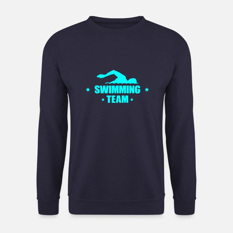 swimming team - Unisex Pullover - Navy
