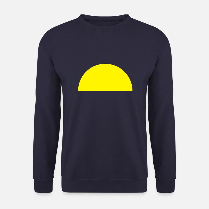 Semicircle / half circle (1c) - Unisex Sweatshirt - navy