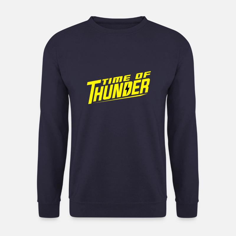 YELLOW POWER - Unisex Pullover - Navy