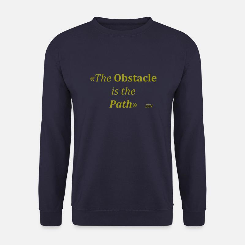 Zitat aus Zen - Unisex Pullover - Navy