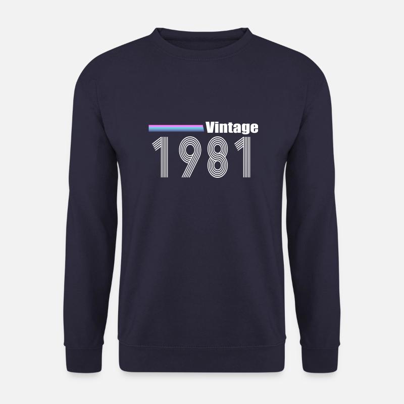 millésime 1981 - Sweat-shirt Unisexe - marine