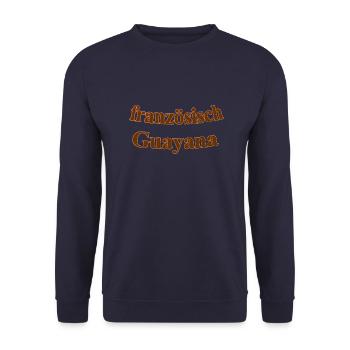französisch Guayana - Unisex Pullover - Navy - Vorne - Alina (178cm) & Michal (187cm)