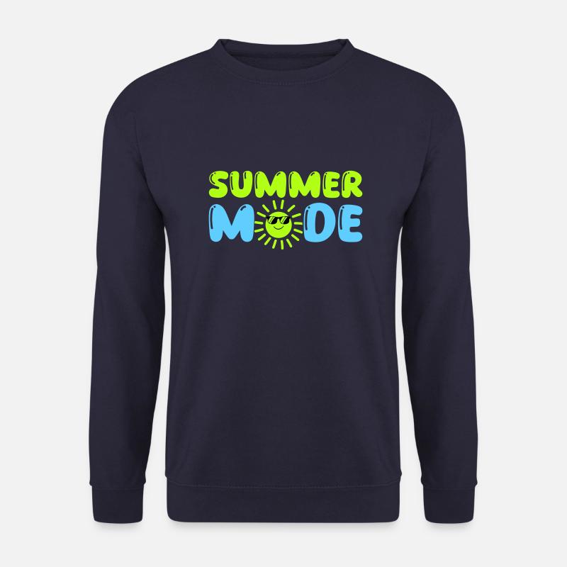 Mode Été - Sweat-shirt Unisexe - marine