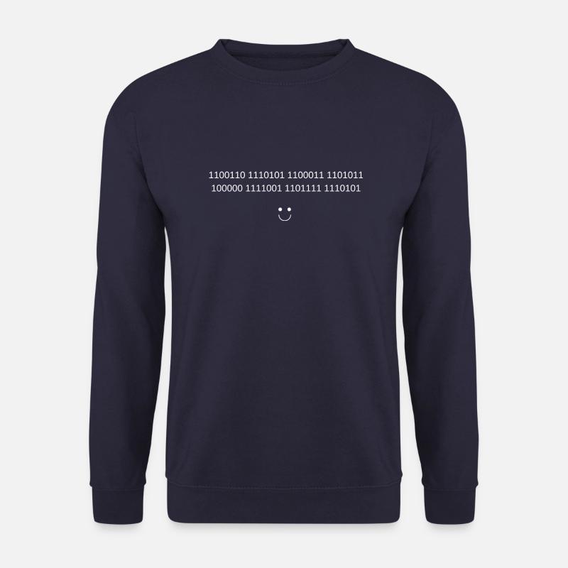 Secret code white - Unisex Sweatshirt - navy