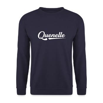 Quenelle - Sweat-shirt Unisexe - marine - Devant - Alina (178cm) & Michal (187cm)