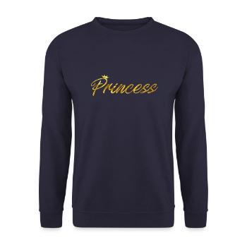 Princesse - Sweat-shirt Unisexe - marine - Devant - Alina (178cm) & Michal (187cm)
