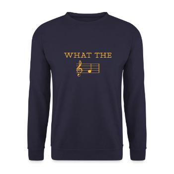 What the cadeau Musique Raving Concert Party - Sweat-shirt Unisexe - marine - Devant - Alina (178cm) & Michal (187cm)