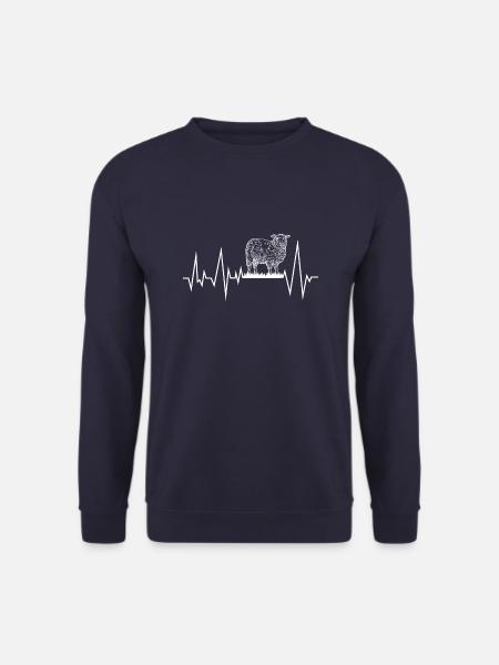 Schafe puls Geschenk Landwirt Schäfer - Unisex Pullover - Navy